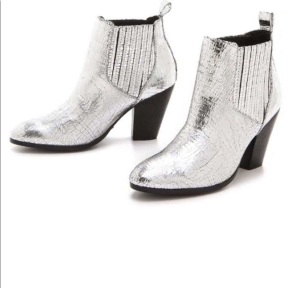 Zadig & Voltaire Jermaine Metallic Booties